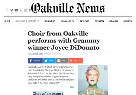 Oakville Beaver - Oakville Choir returns for the 2021-22 season